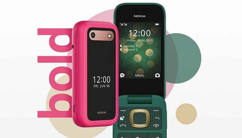 Nokia 2660 Flip: Stilvolles Wiederaufleben in Pop Pink und Lush Green