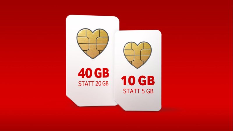 Datenvolumen verdoppelt: Vodafone FamilyCard! Partnerkarte ab nur 9,99 € monatlich